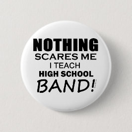 Badge Rond 5 Cm Rien ne me fait peur Musique lycée