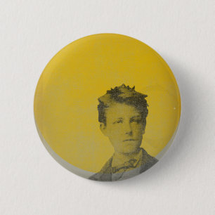 Badge Rond 5 Cm Rimbaud