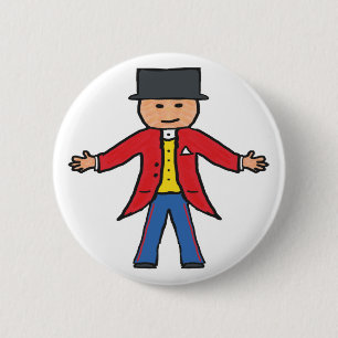 Badge Rond 5 Cm Ringmaster cirque