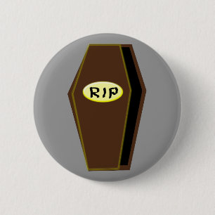 Badge Rond 5 Cm RIP Halloween café de Doom bouton