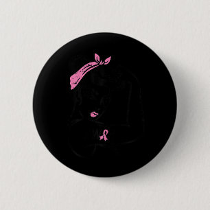 Badge Rond 5 Cm Riveteuse J'ai gagné Sensibilisation Survivante du