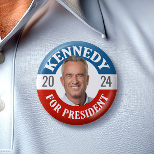 Badge Rond 5 Cm Robert F Kennedy JR 2024