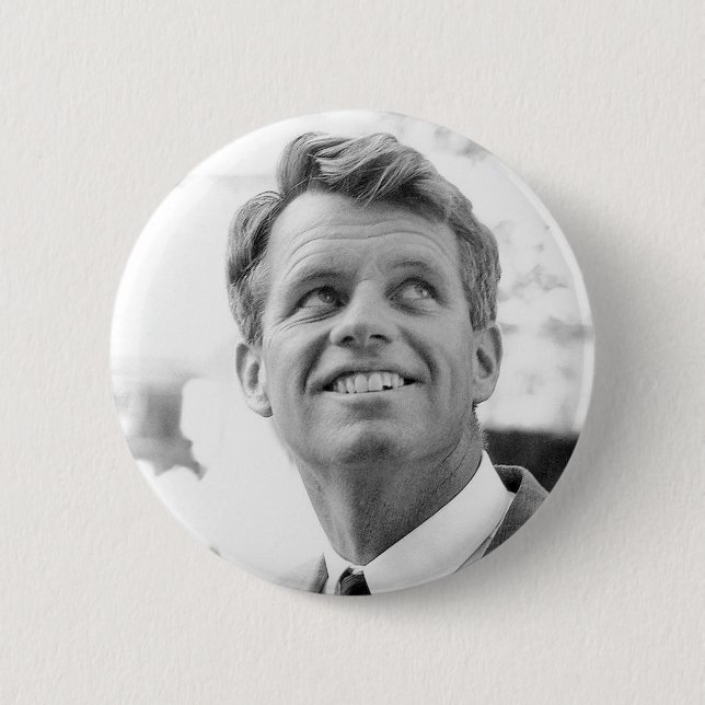 Badge Rond 5 Cm Robert Francis Kennedy (Devant)