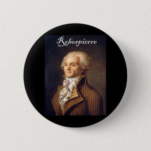 Badge Rond 5 Cm Robespierre 1 avec le blackadder