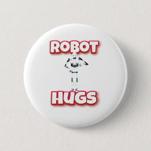 Badge Rond 5 Cm Robot Hugs