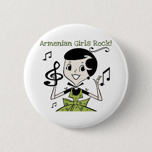 Badge Rond 5 Cm Roche arménienne de filles