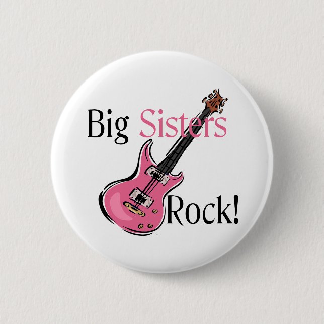 Badge Rond 5 Cm Roche de grandes soeurs (Devant)