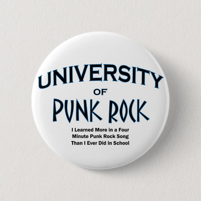 Badge Rond 5 Cm roche de musique-punk (Devant)