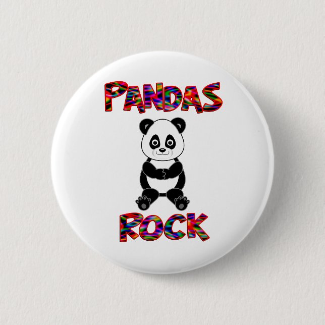 Badge Rond 5 Cm Roche de pandas (Devant)