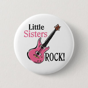 Badge Rond 5 Cm Roche de petites soeurs