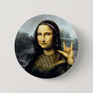 Badge Rond 5 Cm roche dessus