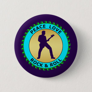 BADGE ROND 5 CM ROCHE ET PETIT PAIN D'AMOUR DE PAIX