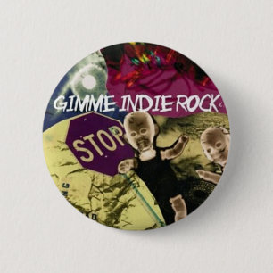 Badge Rond 5 Cm Roche indépendante