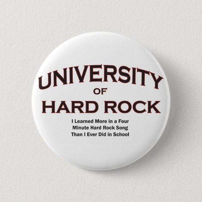 Badge Rond 5 Cm roche musique-dure (Devant)