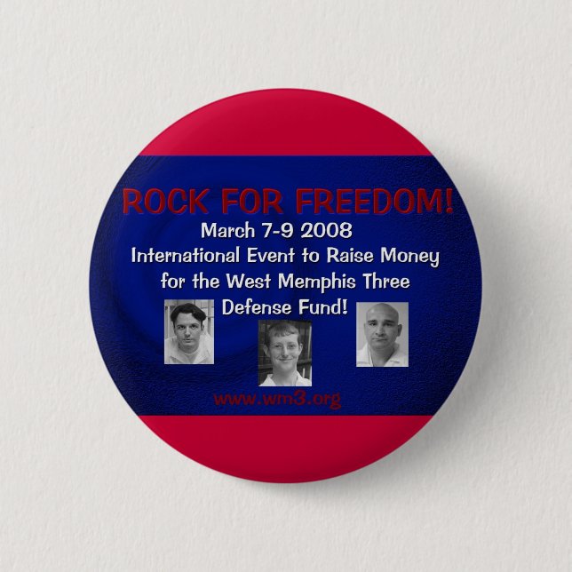 Badge Rond 5 Cm Roche pour le bouton de liberté (Devant)