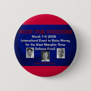 Badge Rond 5 Cm Roche pour le bouton de liberté