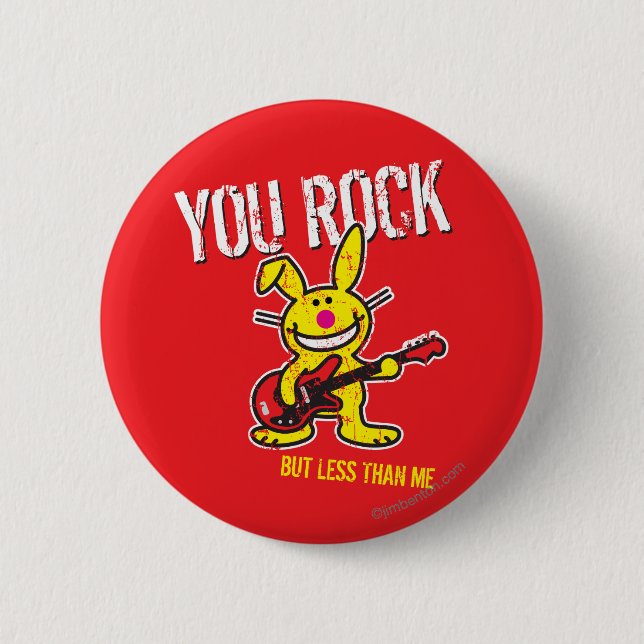 Badge Rond 5 Cm Rocher (Devant)
