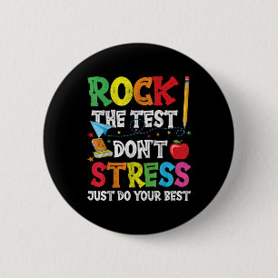 Badge Rond 5 Cm Rocher Le Point De Test Stress Juste Faites Votre