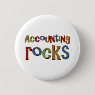 Badge Rond 5 Cm Roches de comptabilité