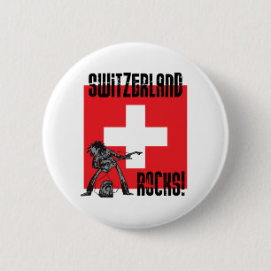 Badge Rond 5 Cm Roches de la Suisse