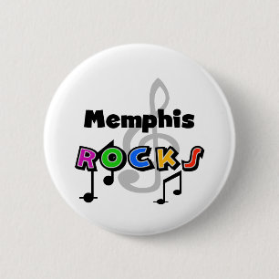Badge Rond 5 Cm Roches de Memphis