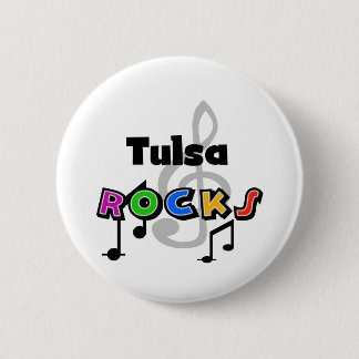 Badge Rond 5 Cm Roches de Tulsa
