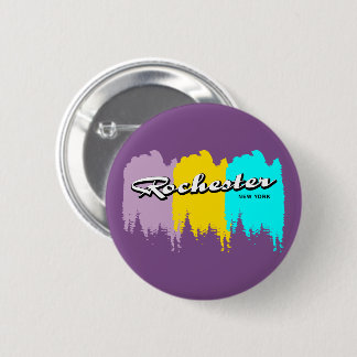 Badge Rond 5 Cm Rochester New York