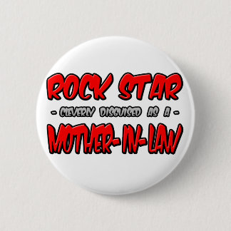 Badge Rond 5 Cm Rock Star...belle-mère