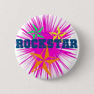 Badge Rond 5 Cm RockStar