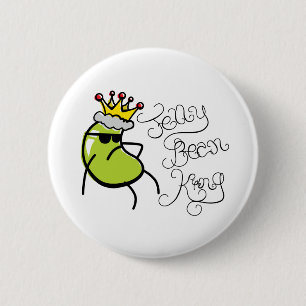 Badge Rond 5 Cm Roi de dragée à la gelée de sucre