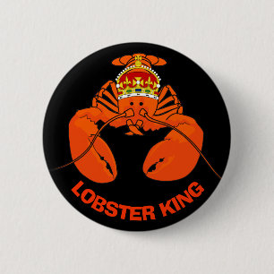 Badge Rond 5 Cm Roi de homard
