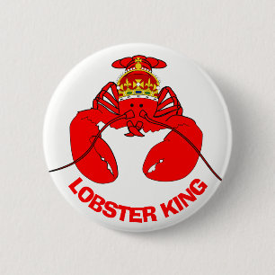Badge Rond 5 Cm Roi de homard