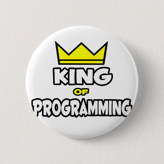 Badge Rond 5 Cm Roi de la programmation