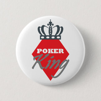Badge Rond 5 Cm Roi de tisonnier - diamant