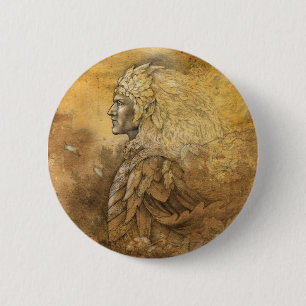 Badge Rond 5 Cm Roi d'Elf