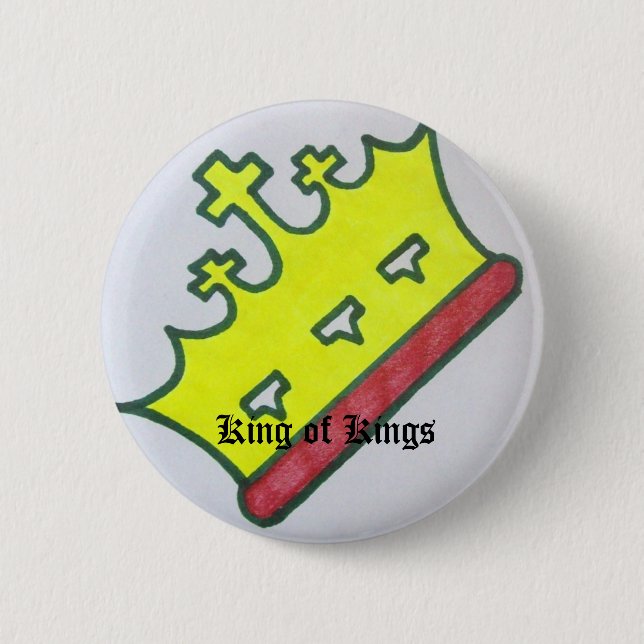 Badge Rond 5 Cm Roi des Rois Button (Devant)