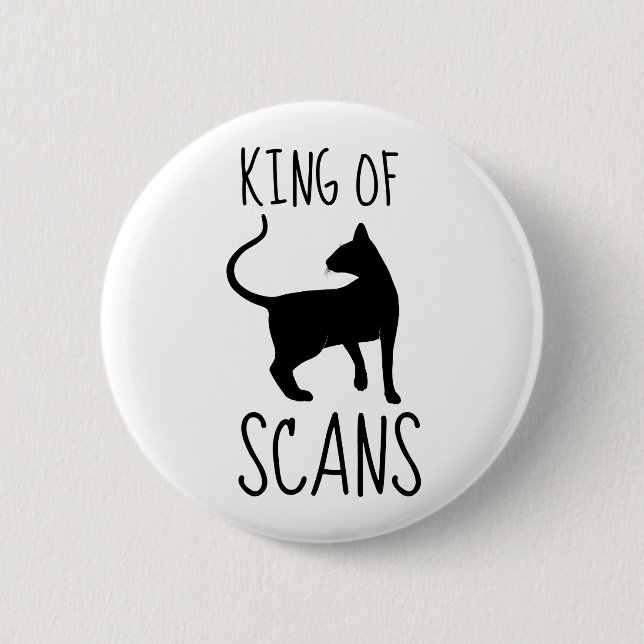 Badge Rond 5 Cm Roi des tomodensitogrammes (Devant)