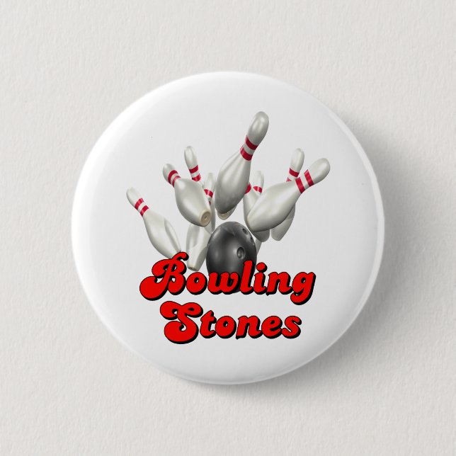 Badge Rond 5 Cm Rolling Stones (Devant)