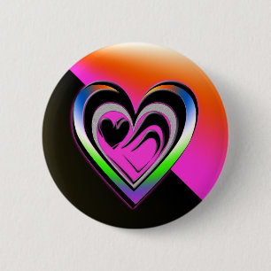 Badge Rond 5 Cm Romance