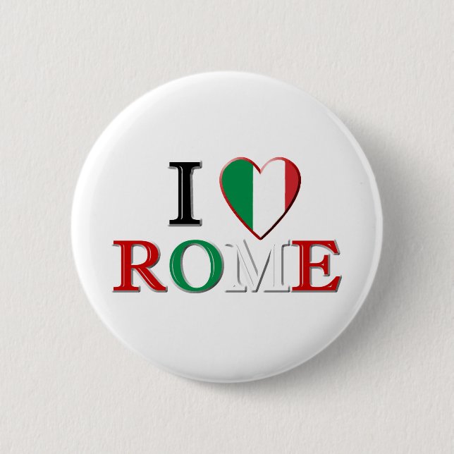 Badge Rond 5 Cm Rome (Devant)