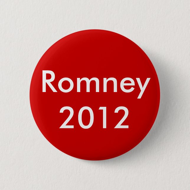Badge Rond 5 Cm Romney 2012 (Devant)