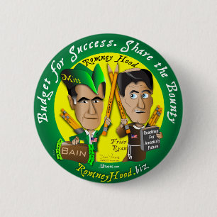 Badge Rond 5 Cm Romney Hood réduit les déficits
