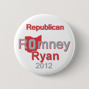 Badge Rond 5 Cm Romney Ryan
