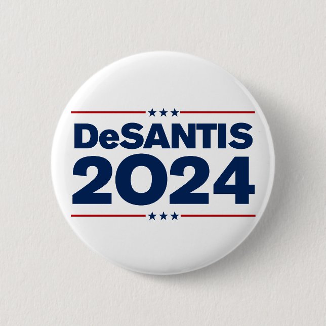 Badge Rond 5 Cm Ron DeSantis 2024 (Devant)