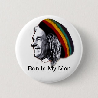 Badge Rond 5 Cm Ron est mes boutons de lundi