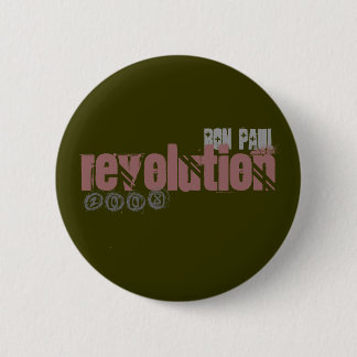 Badge Rond 5 Cm ron paul, révolution, 2008