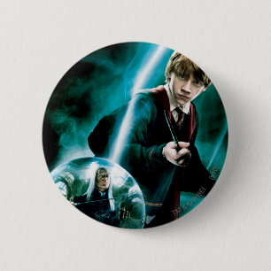 Badge Rond 5 Cm Ron Weasley and Lucius Malfoy