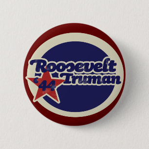Badge Rond 5 Cm Roosevelt Truman 44