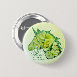 Badge Rond 5 Cm Rosa Ryokko