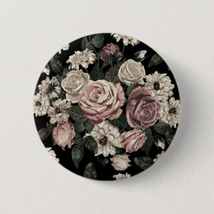 Badge Rond 5 Cm rose